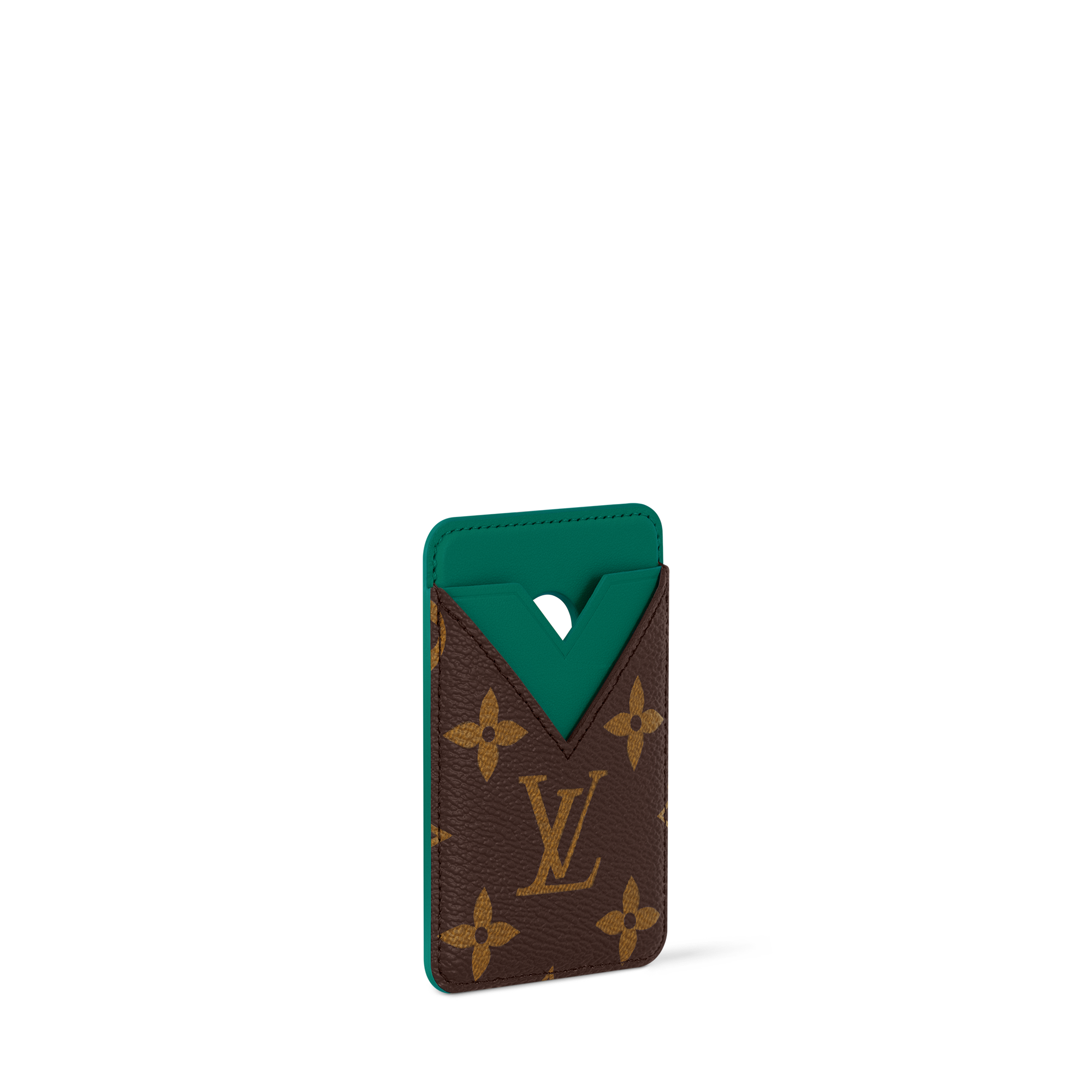 Magnetic Card Holder Monogram Macassar Canvas - Trunks, Travel and